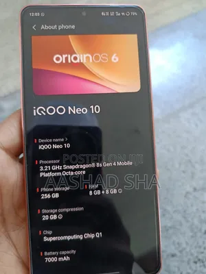 iQOO 11 256 GB Orange