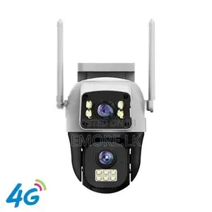 4G Sim Card 2MP CCTV PTZ Outdoor Night Vision Color Dual Lens Camera