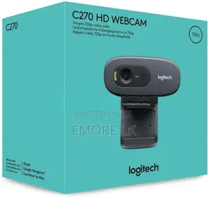 Logitech C270 HD Webcam for Clear Video Calls