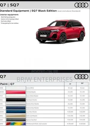 Audi Q7 Platinum Edition 2025