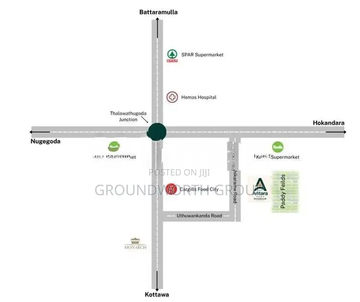 Land for sale Thalawathugoda - Jothikarama rd