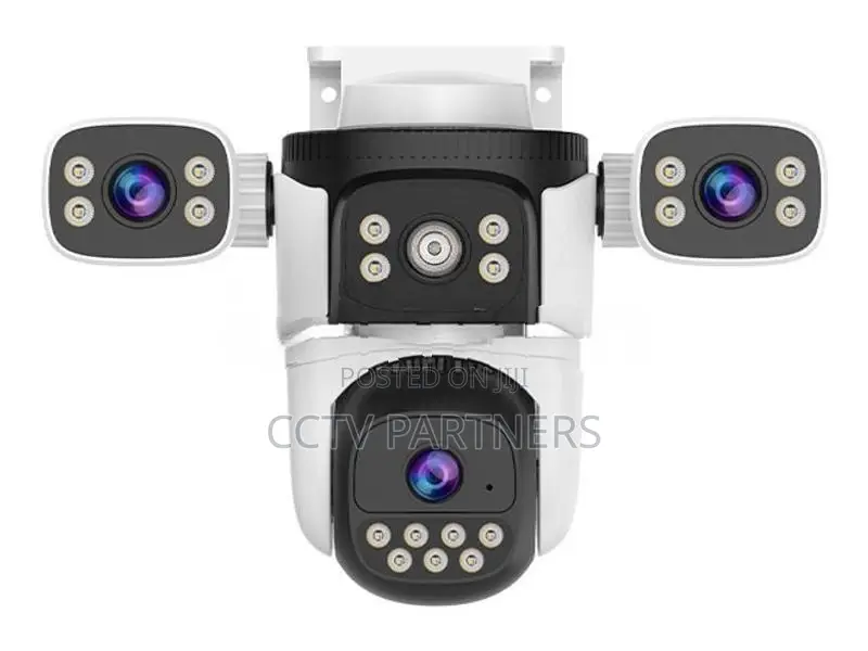 9MP 3 lens 4G SIM human tracking colorvu two-way audio cctv Vsta CG621