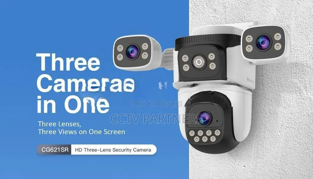 9MP 3 lens 4G SIM human tracking colorvu two-way audio cctv Vsta CG621