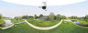 Imou Cruiser SC 3MP Wi-Fi Alarm Siren Audio camera cctv IPC-K7FP-3H0WE