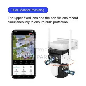 Vstarcam 6MP Two - lens Wifi human tracking colorvu audio cctv CS622DR