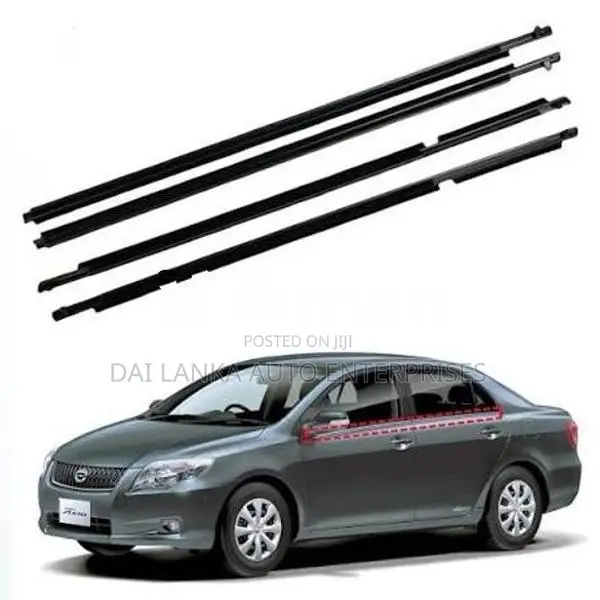 Toyota Axio 141 Black Weather Strip Set