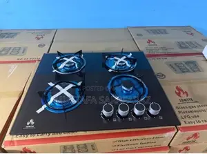 Ignite four burner gas cooker hob