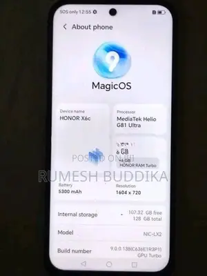 Honor X6c 6GB/128GB (Used)