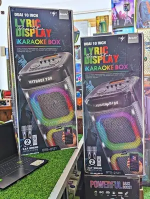 Brodu Bts-2121 Party Speakers with Dual Mic (200W)