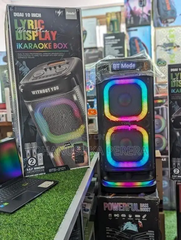 Brodu Bts-2121 Party Speakers with Dual Mic (200W)