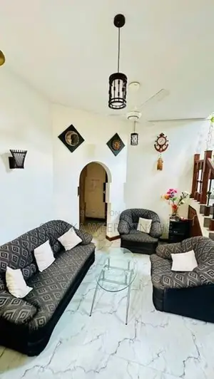 Full Living Room Furniture Set - 3+1+1 Sofa with Glass Coffee Table