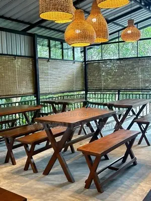 Restaurant Table with Bench