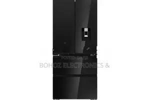 IGNIS (Whirlpool) 600L Digital Inverter French Glass 4 Door Refrigerat
