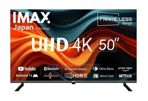 New 50 inch IMAX Smart 4k Android 14 UHD Frameless LED TV