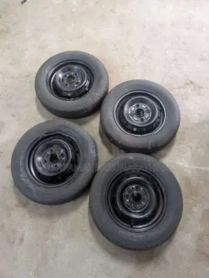 12" Steel Rims with Tires