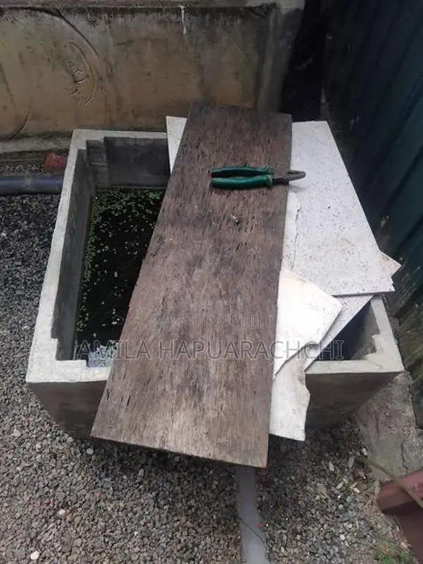 Cement fish tank