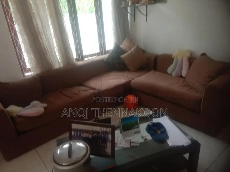Brown Rainbow Sofa - L Shape