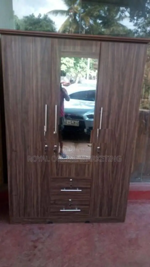 3 Door Wardrobe/cupboard (teak/white/ash/black) (K-5)