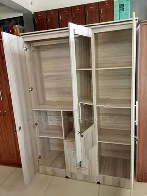 3 Door Wardrobe/cupboard (teak/white/ash/black) (K-5)