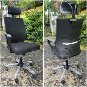 819A Head Rest Office Chair Blk