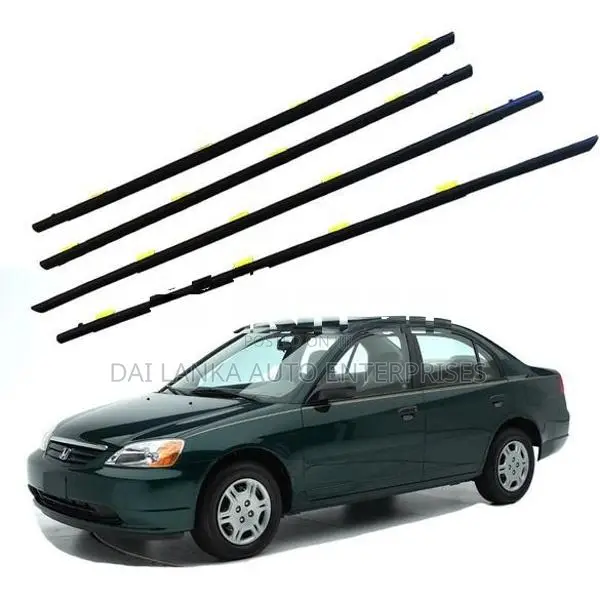 Honda Civic ES8 Black Weather strip Set