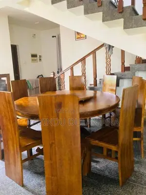 Teak Dining Table with Chairs