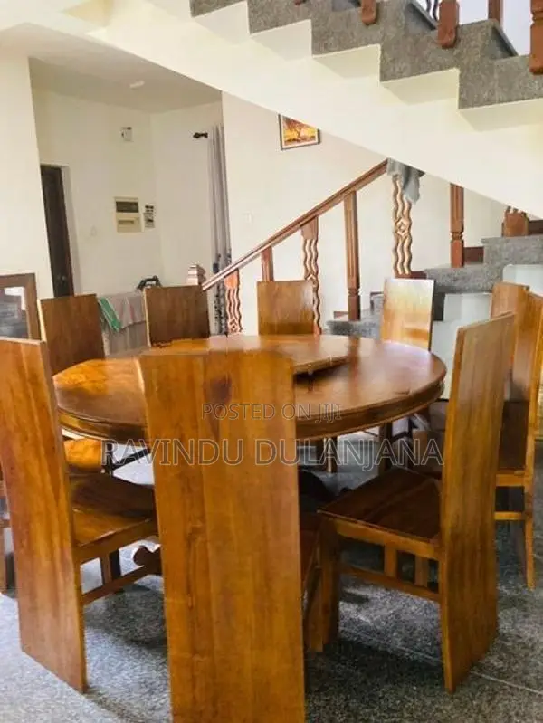 Teak Dining Table with Chairs