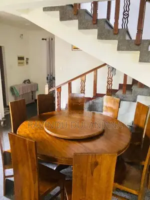 Teak Dining Table with Chairs