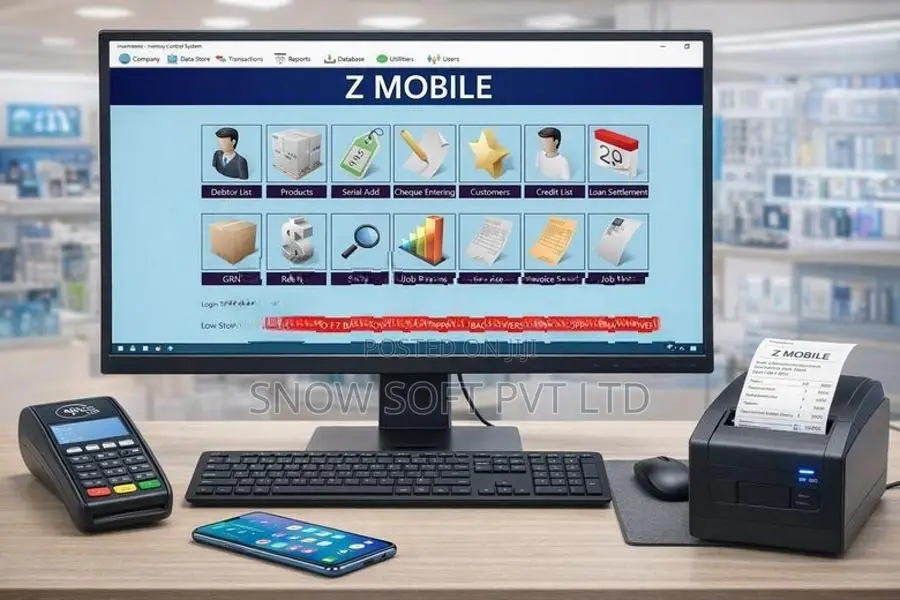 Easy POS Software for Mobile Computer Shops
