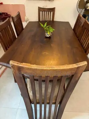 6 Chair - Teak Dining Table Set