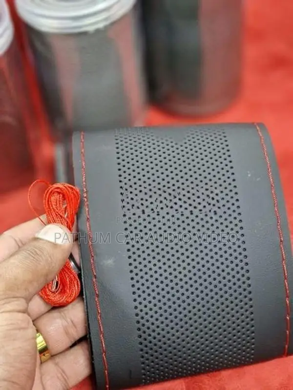 Black Color Steering Wheel Cover
