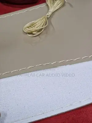 Beige Color Steering Wheel Cover