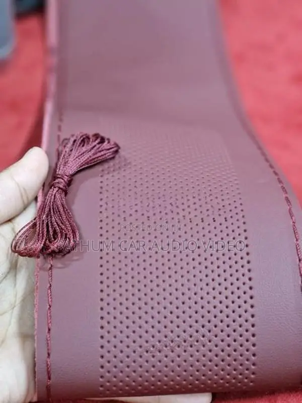 Red Color Steering Wheel Cover