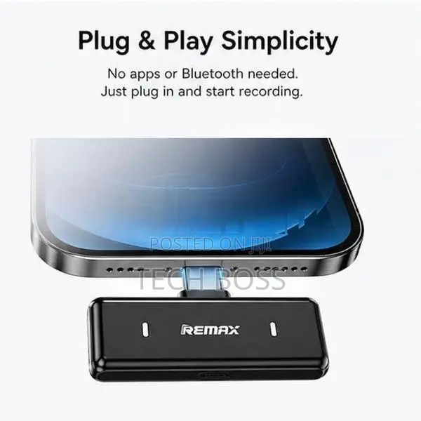Remax K18 2 in 1 Wireless Microphone