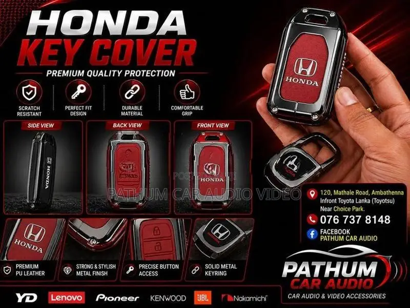 Honda Vezel2025 Key Cover Red Color