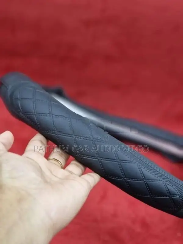 Black Color Steering Wheel Cover