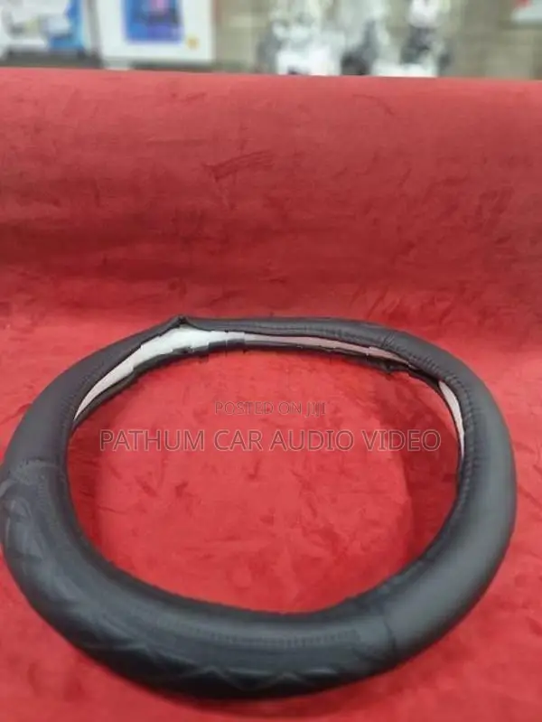 Black Color Steering Wheel Cover