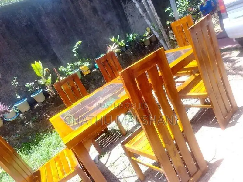 Teak Dinning Tables with Charis