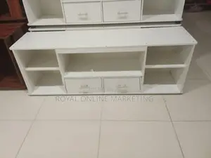 White TV Stand (O-7)