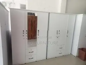 Melamine White 3 Door Cupboard