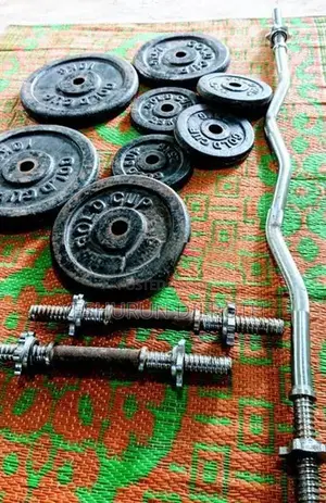 Dumbbells with Curve Bar