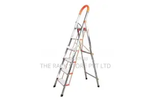 Aluminum 6 Step Ladder, Foldable Design Multifunction Ladder