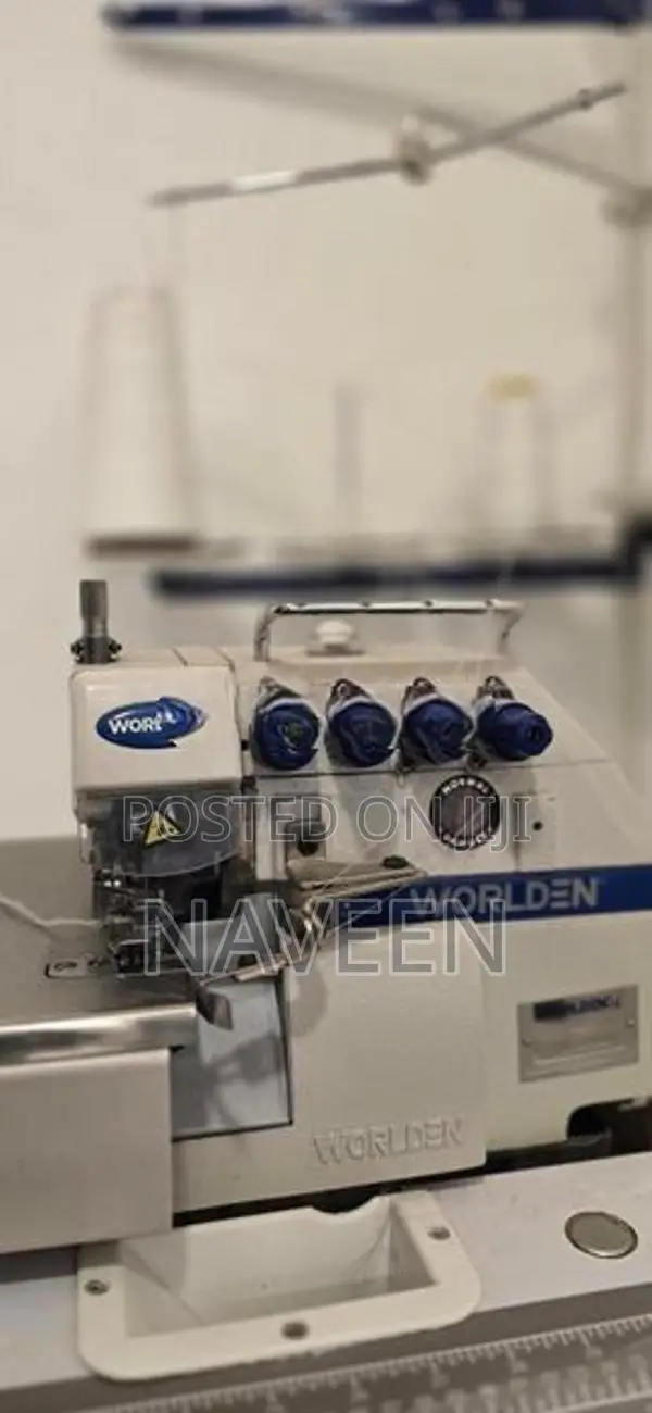 අලුත්ම WORLDEN WD-8700D Industrial 4-Thread Overlock මහන මැෂිම juki