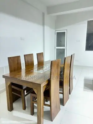 Teak Dining Table with 6 Chairs
