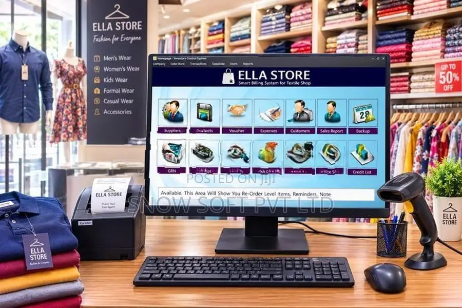 Smart POS System for Textile Shops