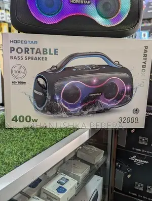 Hopestar Partybox 168 Speakers with Dual Mic (400W)