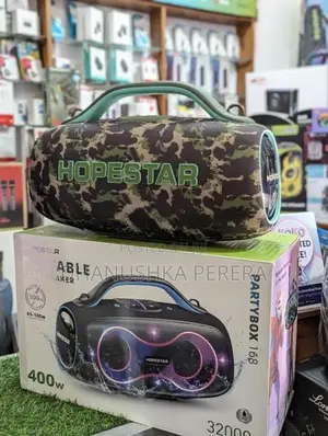 Hopestar Partybox 168 Speakers with Dual Mic (400W)