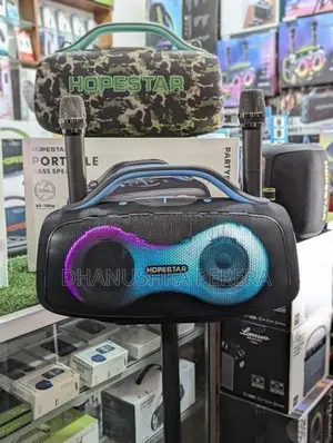 Hopestar Partybox 168 Speakers with Dual Mic (400W)