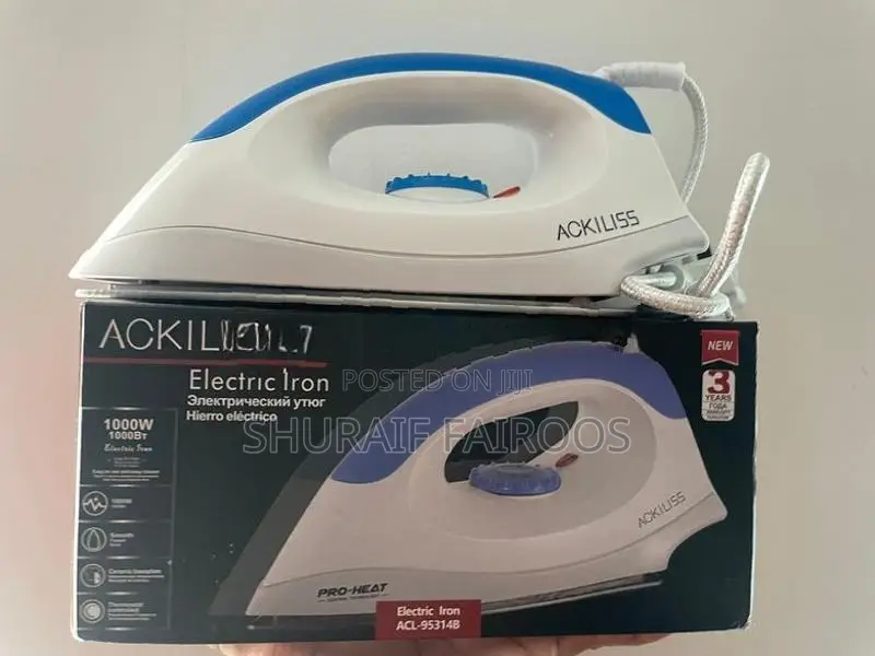 Ackiliss Electric Iron 1000W