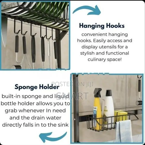 Kitchen Sink Organizer Rack